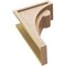 Ekena Millwork 7"W x 14"D x 21"H Classic Viola Rough Cedar Woodgrain TimberThane Corbel, Primed Tan CORUR07X14X21VIORCPR - alternate 5